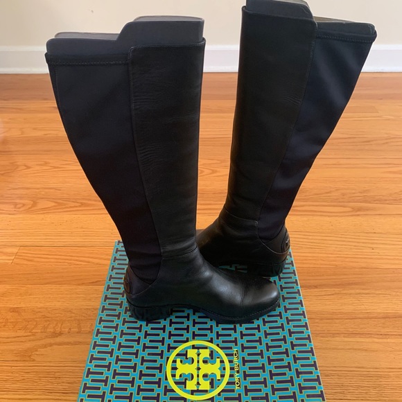 tory burch caitlin stretch boot